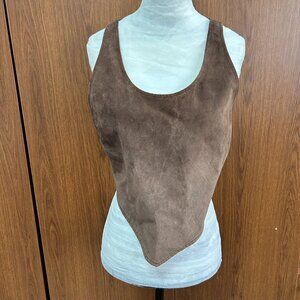 Ralph - Ralph Lauren, lined leather halter type top, Large, very good condition